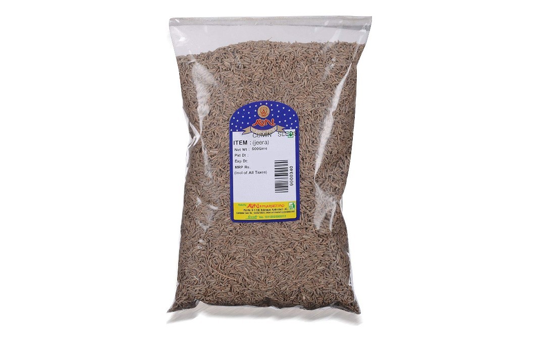 Avni's Cumin Seeds (Jeera)    Pack  500 grams